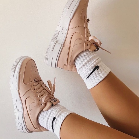 Nike Shoes - Tan Nike Air Forces
